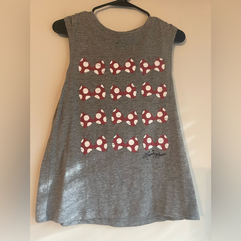 Minnie Mouse bow tank top